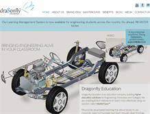 Tablet Screenshot of dragonflyeducation.com